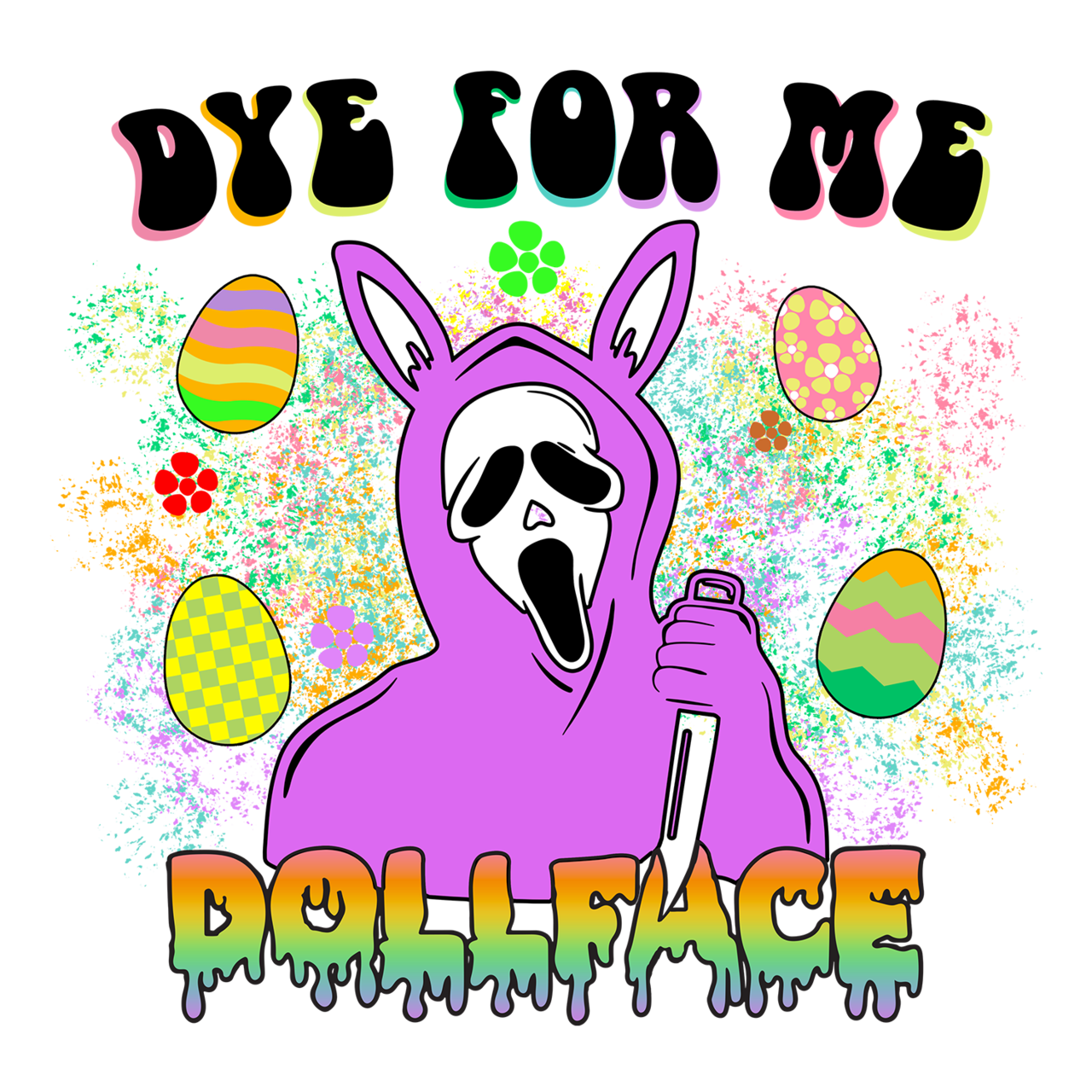 Easter Slasher: Grim Reaper | Dye for Me- DTF Transfer - Direct-to-Film